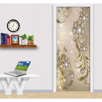 3D PVC Self-Adhesive Living Room Wall Sticker