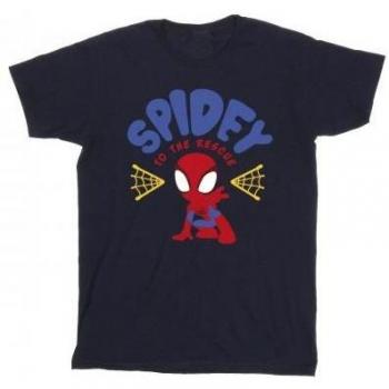 Tee à manches courtes Spider-Girl et amis héroïques – 3-4 ans, blanc