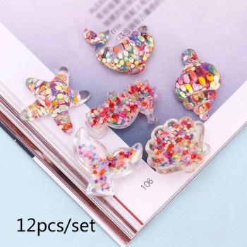 Mixed Style Flat Back Resin Cabochon for DIY Crafts