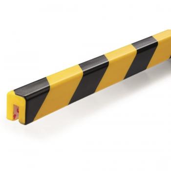 Profil de protection d'angle Durable E8R, 1 mètre, jaune et noir, PU