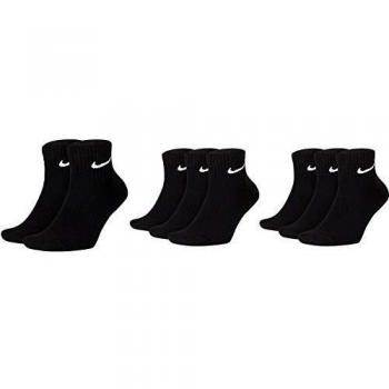 Nike Everyday Cush Ankle Calcetines Deporte Pack De 3 Blanco