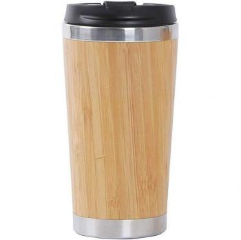 Gobelet Durable en Bambou avec Couvercle Inox