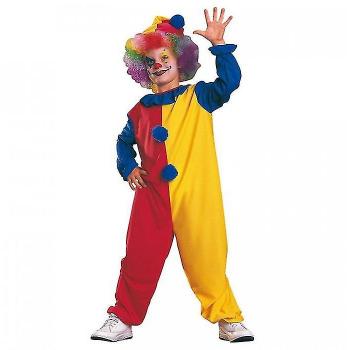 Traje de Payaso Bristol Novedad Azul/Rojo para Niños