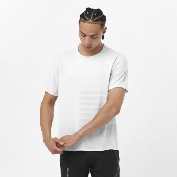 T-shirt Salomon Sense Aero GFX uomo manica corta bianco M