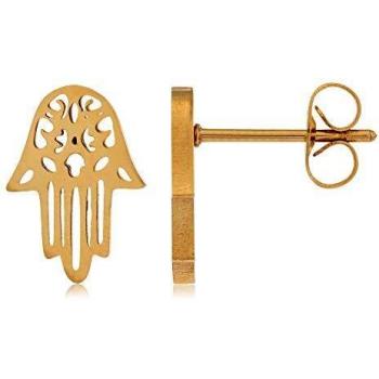 Pendientes de Plata 925 con Acabado en Oro