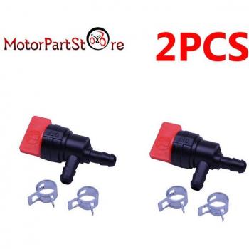 2PCS 90 Degree Gas Fuel Valve for Rotary Stens