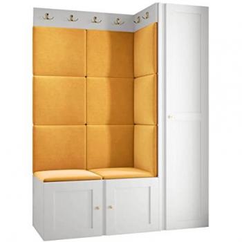 Set Arredo Corridoio Hartford 377 – Pannello di Fibra Med. Densità, Bianco