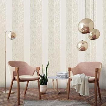 Superfresco Milan Suede Effect Striped Wallpaper
