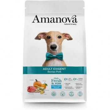 Croccantini per cani Amanova Adult Exigent Maiale Iberico