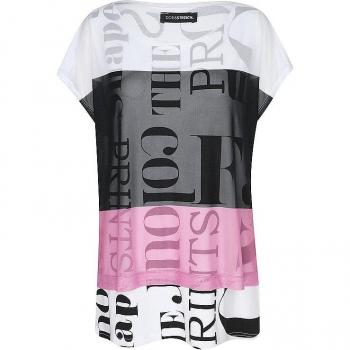 Doris Streich T-Shirt in Pink Größe 40
