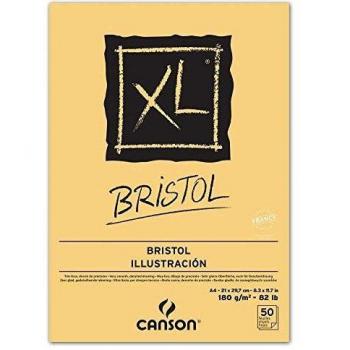 Bristol‑Block (A4) 180 g/m², 50 Blatt