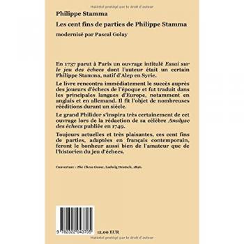 Stamma, Philippe: Les cent fins de parties de Philippe Stamma
