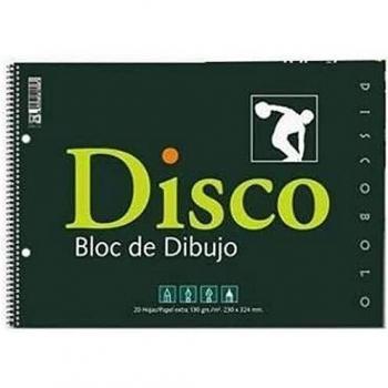 BLOC DIBUJO DISCO A4 20 HOJAS 130GR CON RECUADRO SIN ESPIRAL