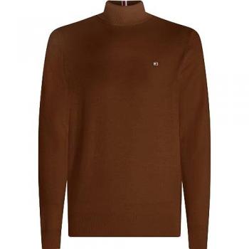 Tommy Hilfiger Beige Rollkragenpullover Pima Regular Fit 3XL Herren
