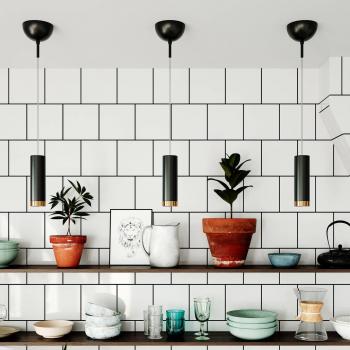 Matte Black Puls Pendant – 1 Bulb, Rydén