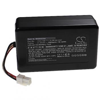 Vhbw Compatible Battery for Samsung Powerbot R7040, SR10M701PUW, SR10M702PUW (4600 mAh, 21.6V, Li-ion)