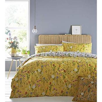 Fleura Garden Florals Super King Yellow Duvet Pack