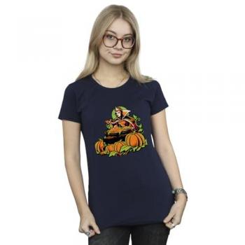 Navy Evil Queen Villains T-Shirt – Women's XL, Cotton Halloween Design
