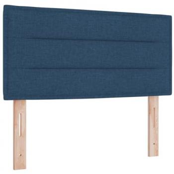 Tête de Lit Moderne 80 cm Bleu en Tissu