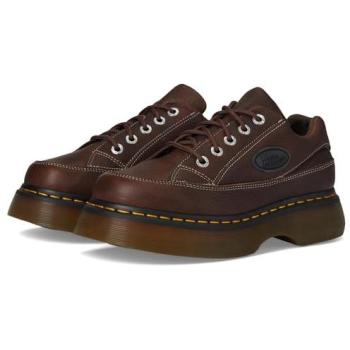 5‑Eye Grizzly Leather Work Boots – Brown, US 7 Female