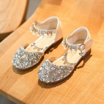 Sandales féériques aux éclats de cristal pour tout-petits