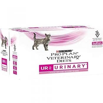 Purina Pro Plan Vet Feline UR Salmón 10x85g
