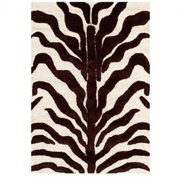 Alfombra de Lana Safavieh 150 x 245 en Tonos Beige y Marrón