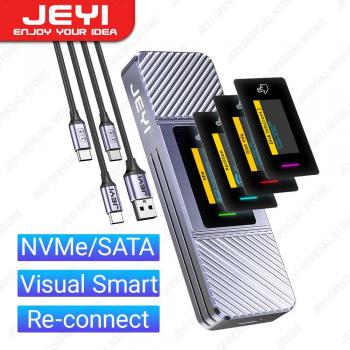 JEYI Carcasa USB 3.2 Gen2 para SSD M.2
