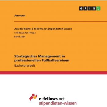 Strategisches Management in professionellen Fußballvereinen