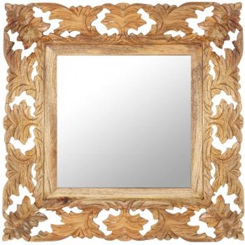 VidaXL Hand Carved Mirror