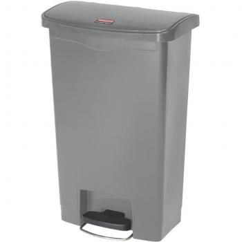 Cubo de pedal Rubbermaid Slim Jim 50 litros de resina gris