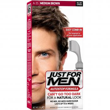 Men’s Autostop Medium Brown Hair Color A-35 (Clear 35g)