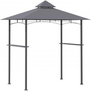 Outsunny 2.5m 8ft Two-Story Grill Canopy Shade – Grey