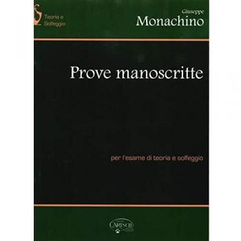 Prove manoscritte per l'esame di teoria e solfeggio