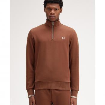Sweat Demi-Zip Fred Perry Whisky
