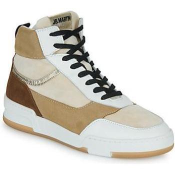 JB Martin HURREL Women's Brown High-Top Sneakers