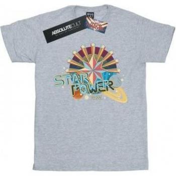 Marvel Women's Captain Marvel Star Power Tee