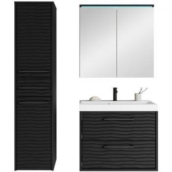 Set Completo de Baño Sarasota 173, Colores Grafito
