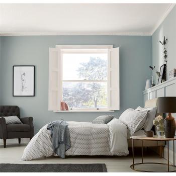Edie Lough Green Cotton Duvet Cover Set
