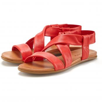 Rote Sommerschuhe für Damen von Lascana, Gr. 36