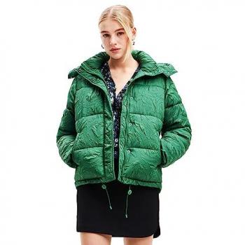 Chaqueta acolchada Desigual en verde XS