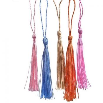 20PCS 8cm Silk Fringe Tassels for DIY Curtain Accessories