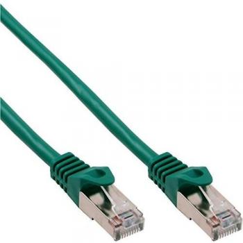 Cable de Red Verde InLine 1.5m Cat5e SF/UTP
