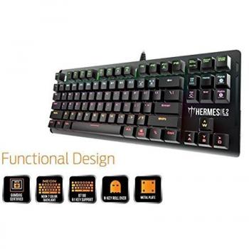 Teclado Gamdias Hermes E2 Mecánico con Switch Brown