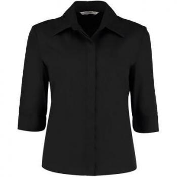 Camicetta 3/4 Maniche Kustom Kit Nero per Donna