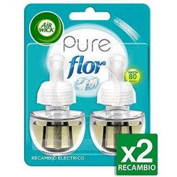 Air-Wick Pure Flor Luftreiniger – Elektrischer Duftspender, 2 Refills