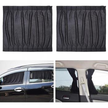 2 PCS Slidable Car Side Window Blinds