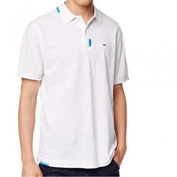 Gas Polo Jeans da Uomo Manica Corta Ralph/r 99349 Bianca