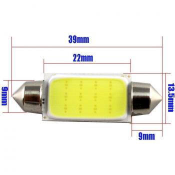 10pcs Canbus LED Dome Lights 31mm 36mm 39mm 41mm C5W C10W
