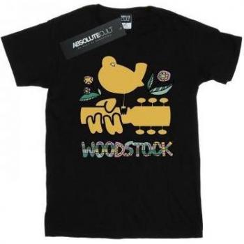 Cotton Woodstock Ladies T-Shirt with Aztec Bird Pattern XXL